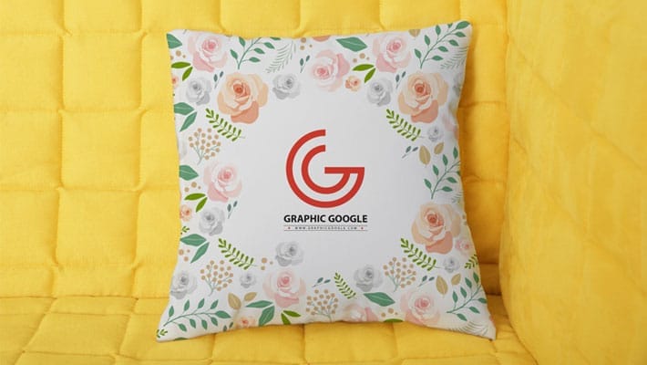 Free PSD Pillow Mockup