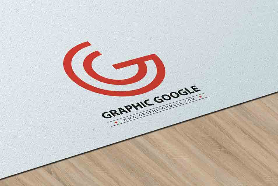 Free Texture Paper Logo Mockup