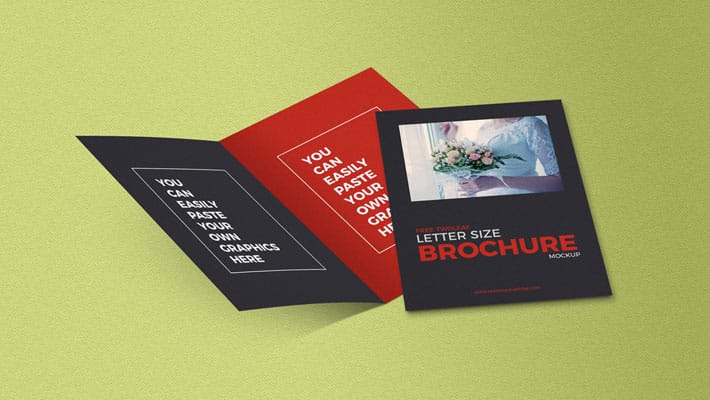 Free Twoleaf Lettersize Brochure Mockup