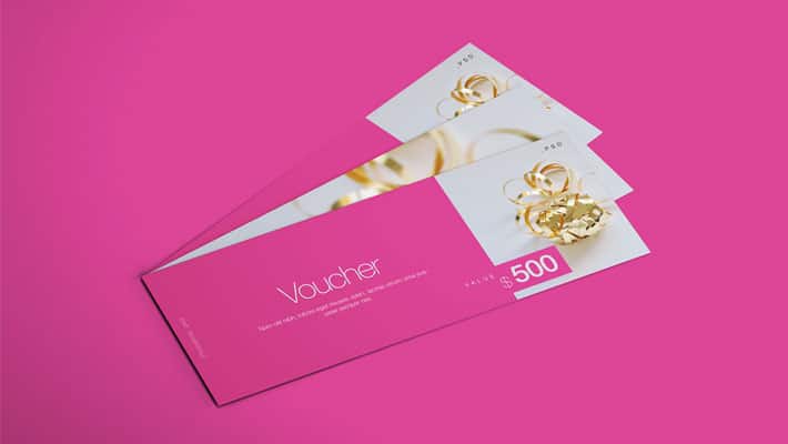 Gift Voucher Mockup