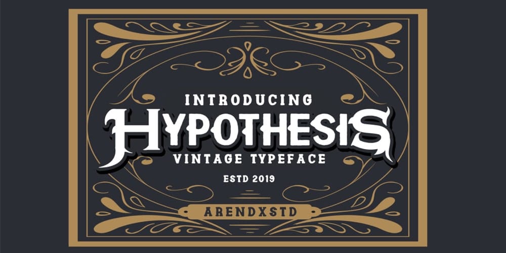 Hypothesis Display Font