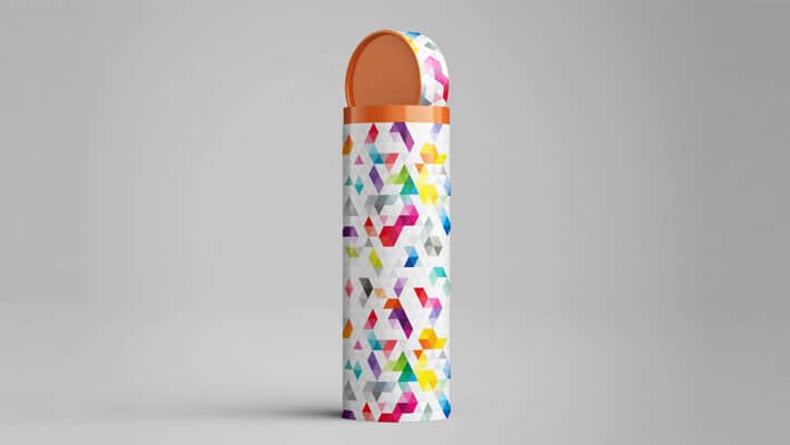 Long Tube / Can Packaging Mock-Up