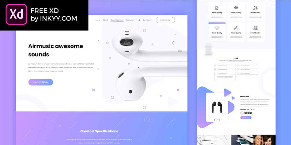 Music Website Template