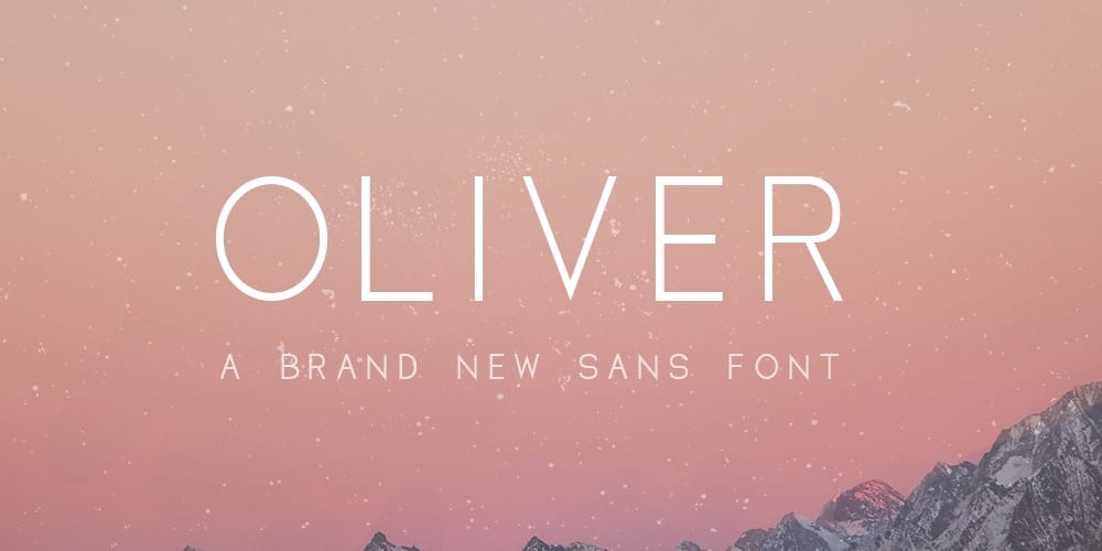 Oliver Sans Serif Font