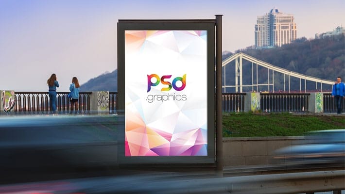 Outdoor Advertising Billboard Mockup PSD