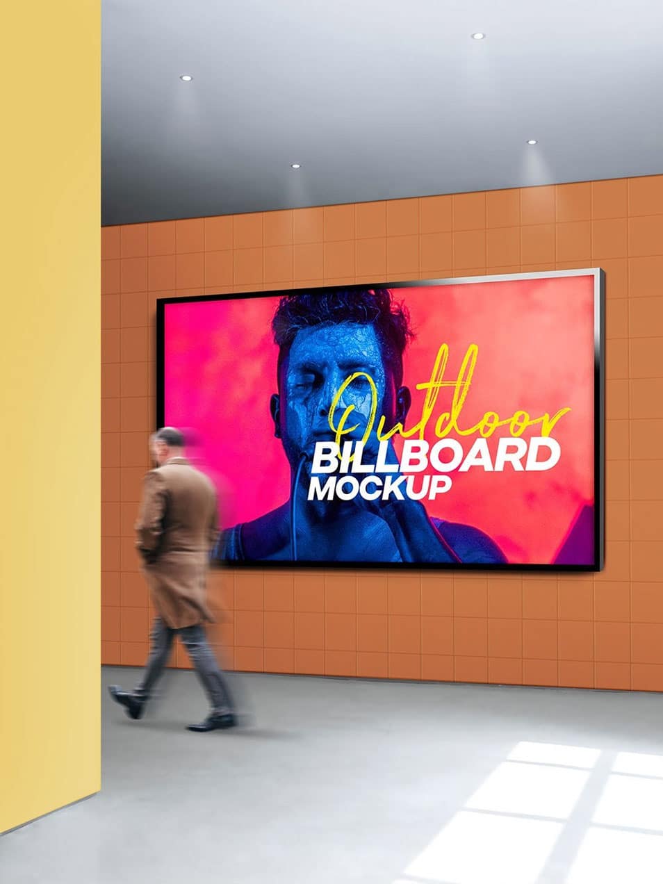Outdoor Billboard Mockup PSD