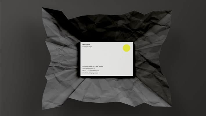 PSD Business Card Mockup
