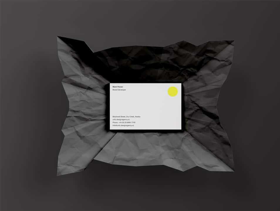 PSD Business Card Mockup