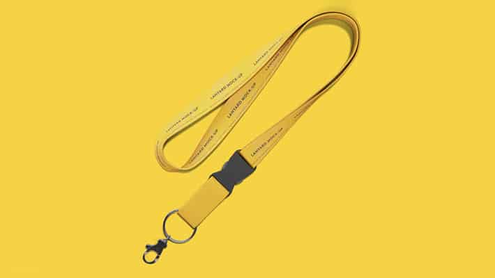 Simple Lanyard Mockup