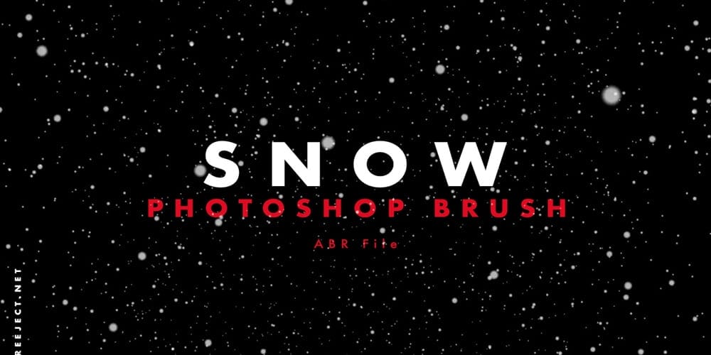 Snow Texture Photoshop Brushes