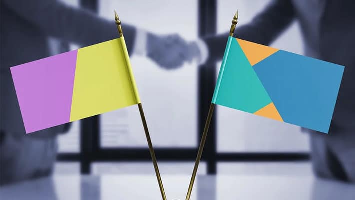 Table Mini Flag Mockups