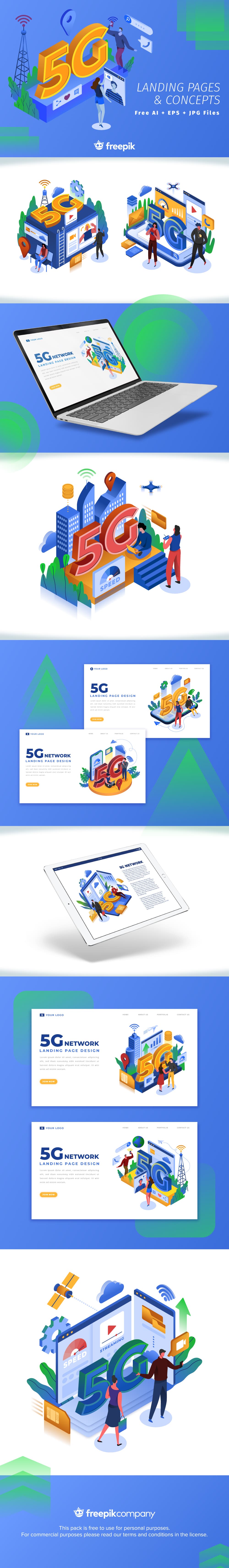 5G Vector Freebie