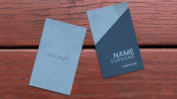 Business Card and Name Card Mockup