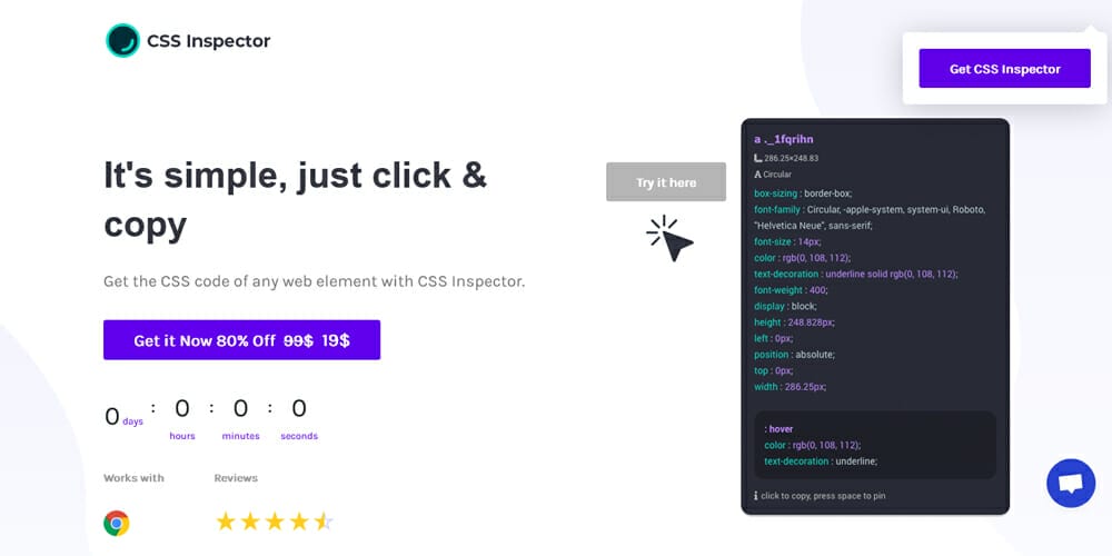 Best Chrome Extensions for Designers 164 CSS Inspector