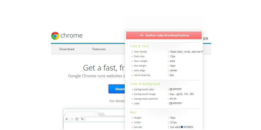 Best Chrome Extensions for Designers 152 CSSViewer