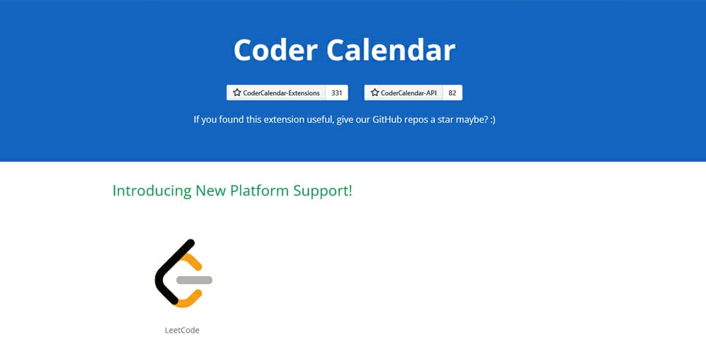 Coders Calendar