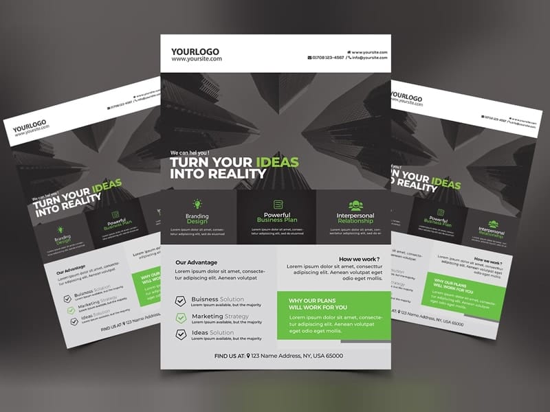 Corporate and Business Flyer Template PSD