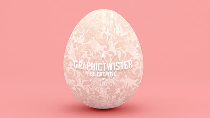 Easter Egg Mockup