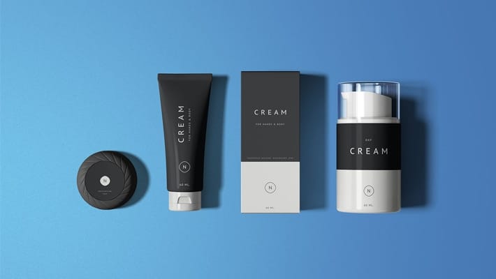 Essential Cosmetics Packaging Set Mockup » CSS Author