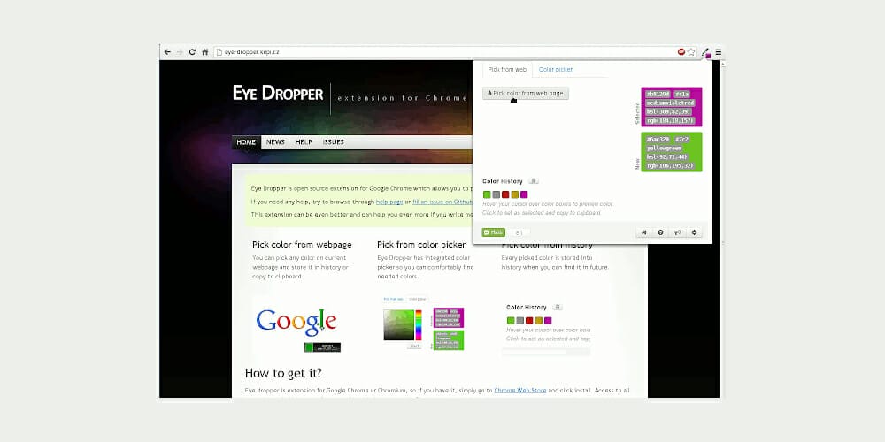 Best Chrome Extensions for Designers 114 Eye Dropper