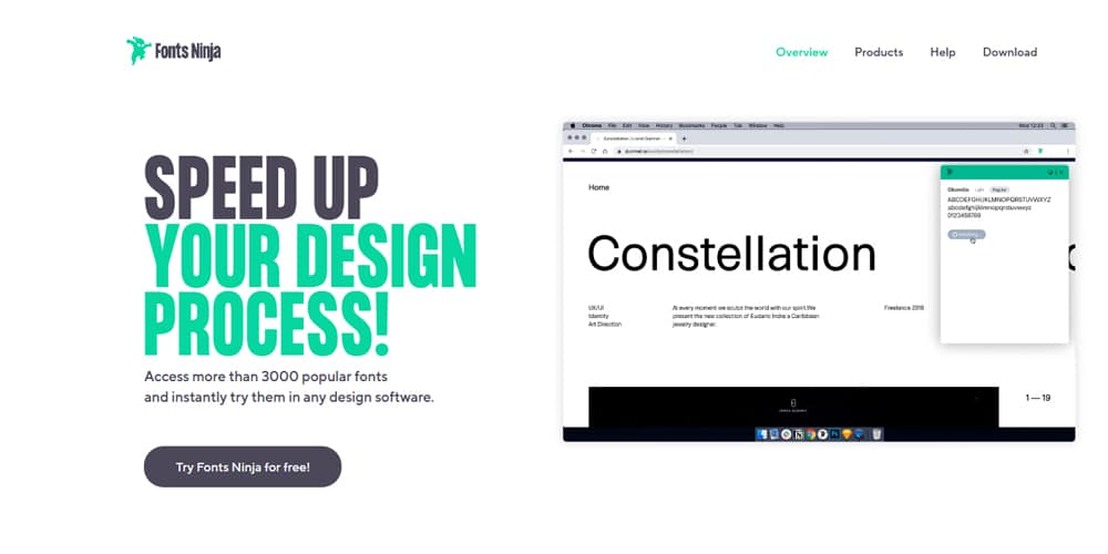 Best Chrome Extensions for Designers 23 Fontface Ninja