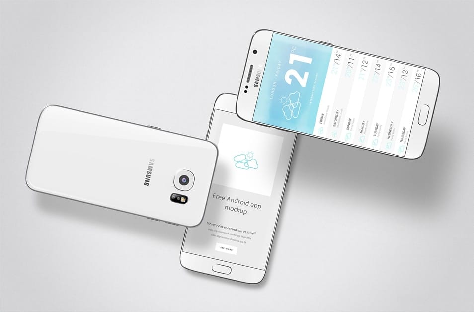 Free Android App Mockup