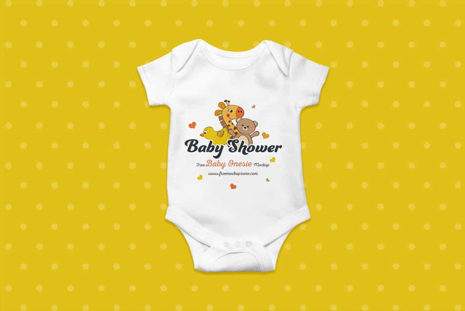 Free Baby Onesie Mockup