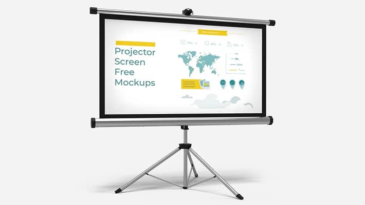Free Download Projector Screen Mockups