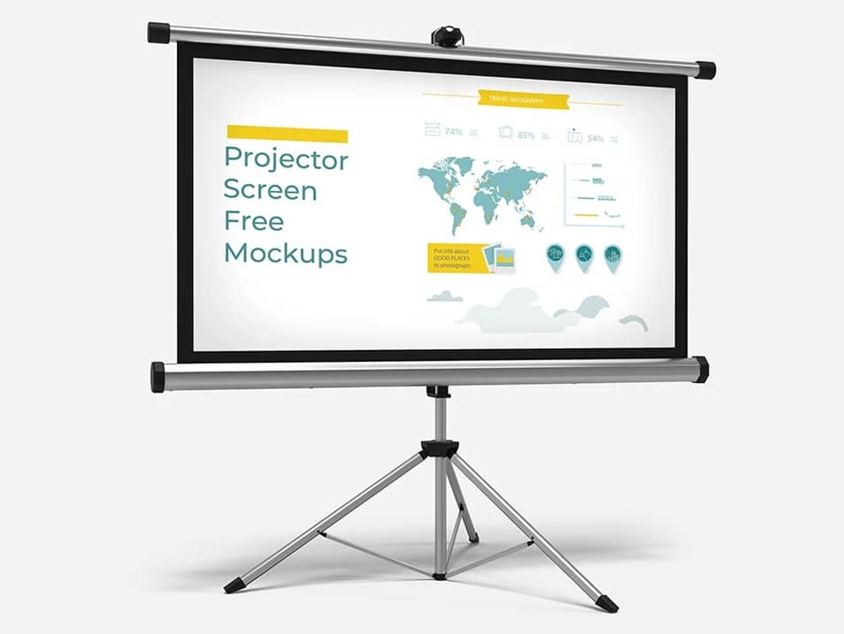 Free Download Projector Screen Mockups