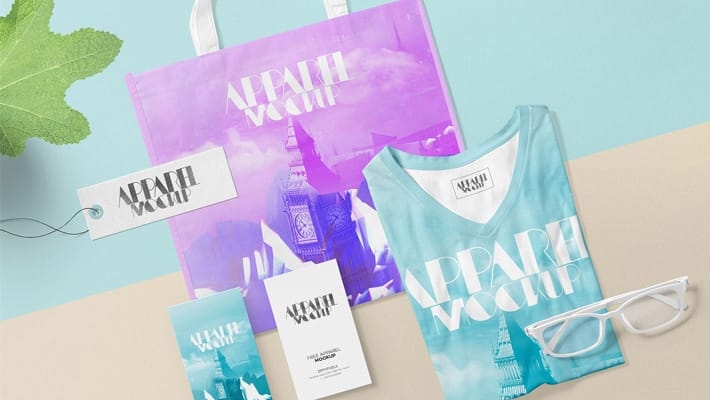 Free Modish Apparel Mockup