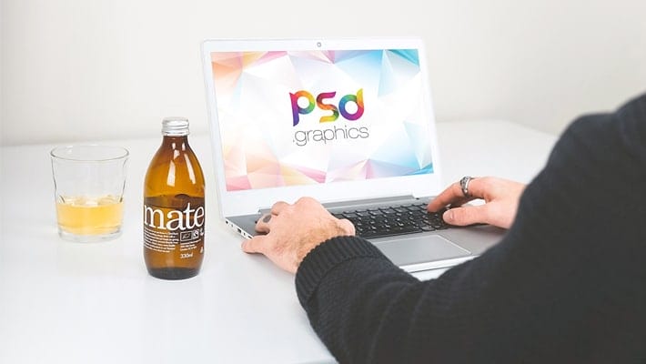 Free Windows Laptop Mockup PSD