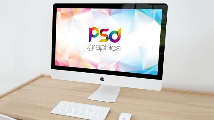 Free iMac Mockup PSD