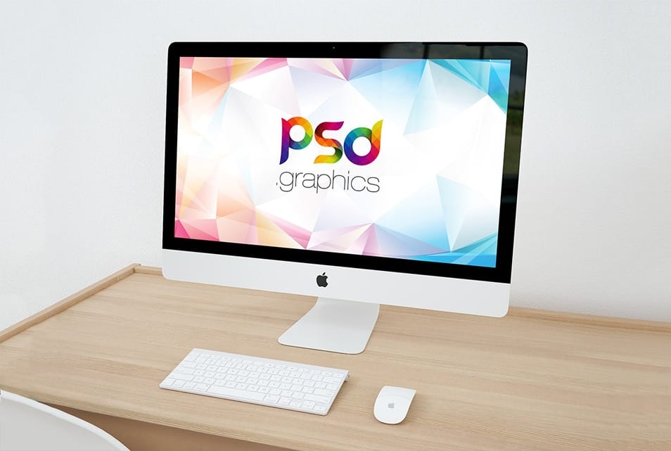 Free iMac Mockup PSD