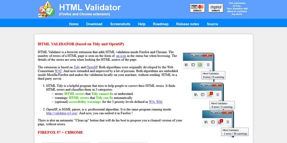 Best Chrome Extensions for Designers 166 HTML Validator