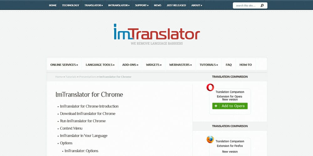 Best Chrome Extensions for Designers 43 ImTranslator
