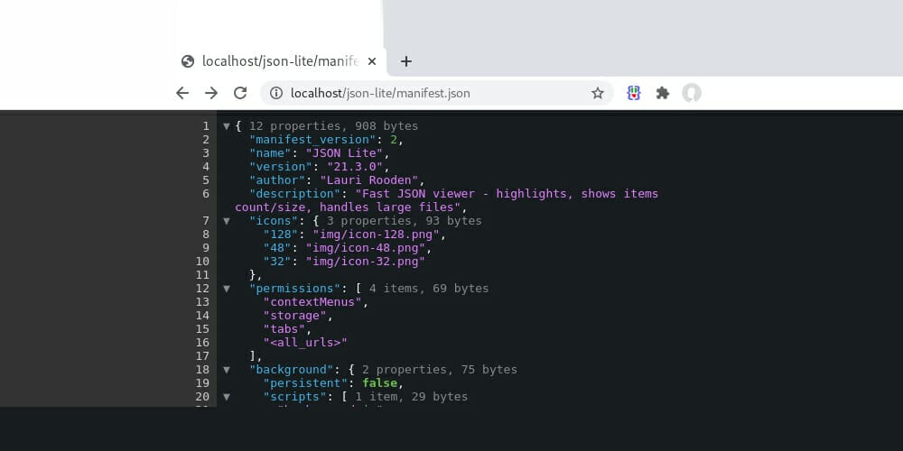 Best Chrome Extensions for Designers 188 JSON Lite