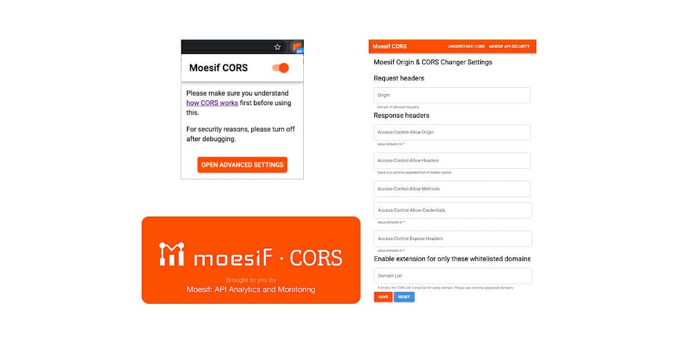 Best Chrome Extensions for Designers 78 Moesif Origin and CORS Changer