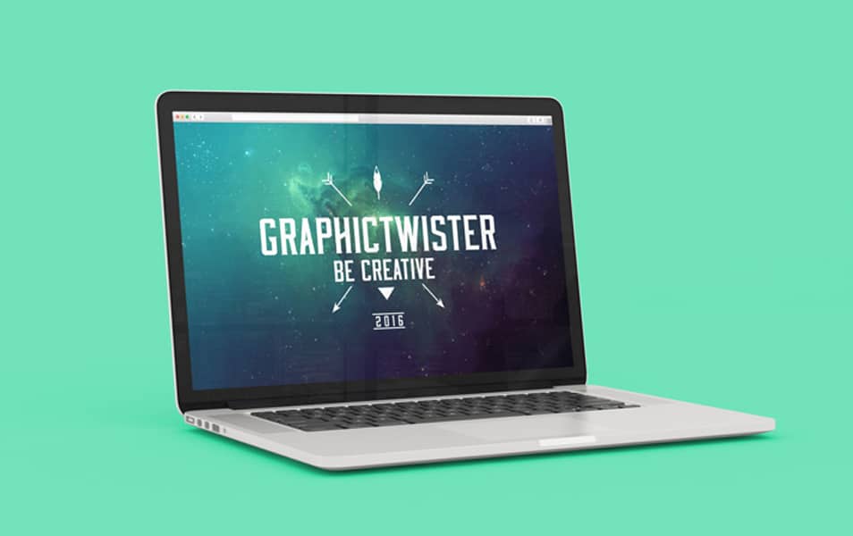 New MacBook Studio Shot Mockup