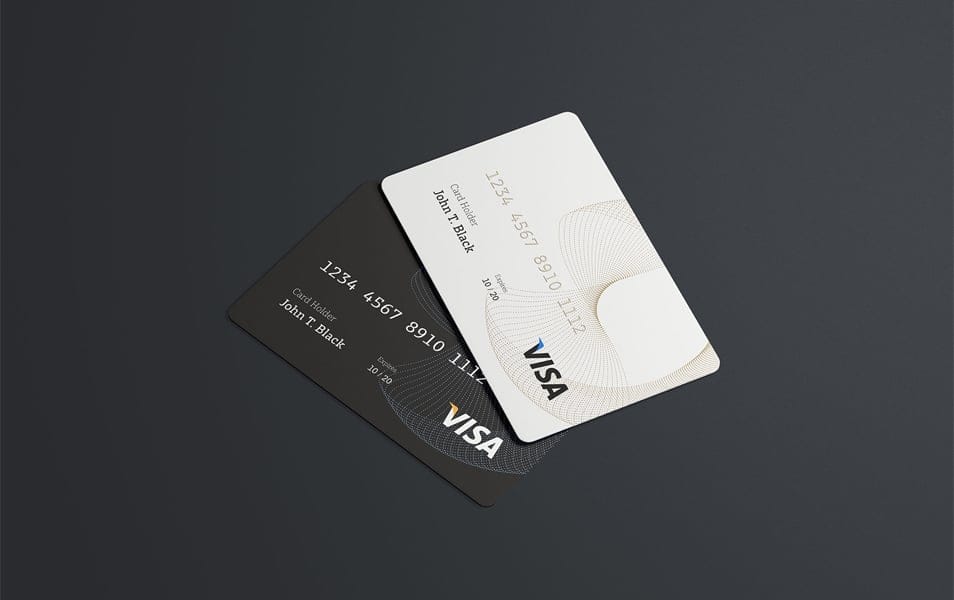 PSD Credit Card Mockup