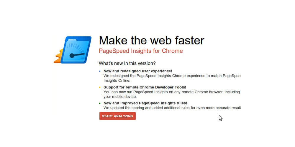 Best Chrome Extensions for Designers 106 PageSpeed Insights