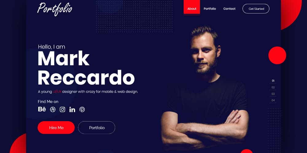 Portfolio Website Template