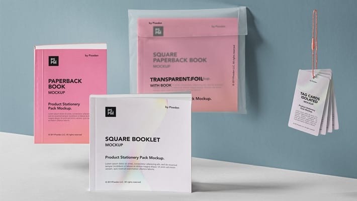 PSD Product Manual Mockup