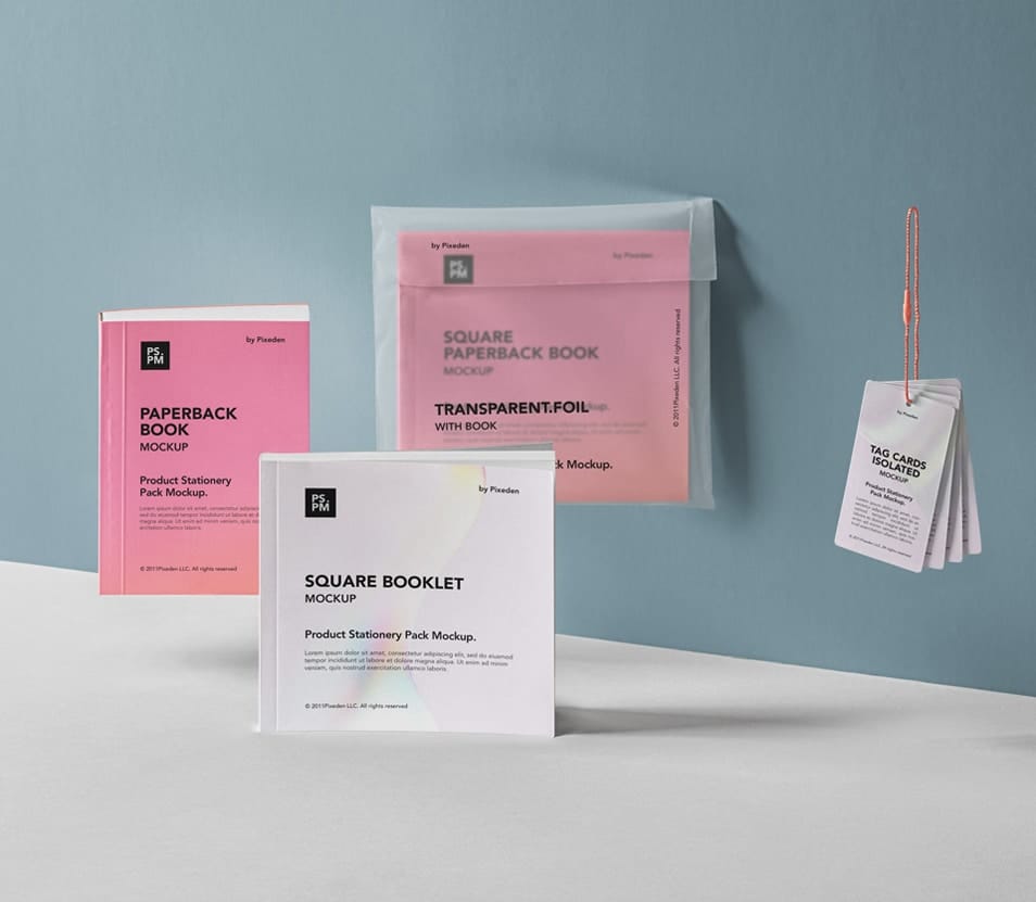 PSD Product Manual Mockup