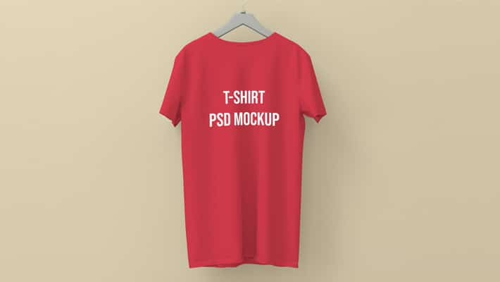 Free Round-neck T-shirt Mockup