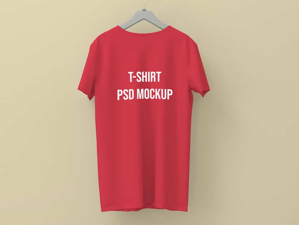 Free Round-neck T-shirt Mockup
