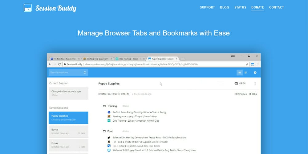 Best Chrome Extensions for Designers 204 Session Buddy