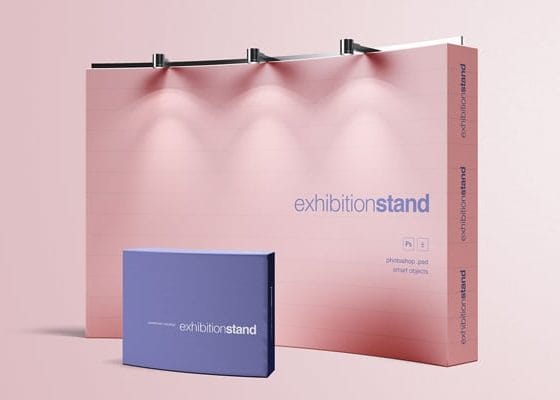 Simple Exhibition Stand Mockup
