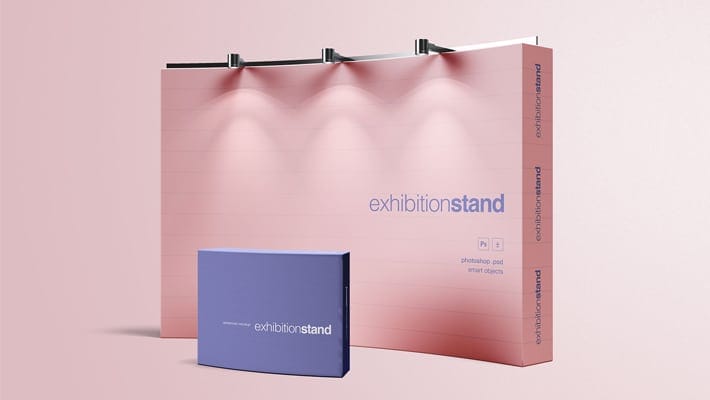 Simple Exhibition Stand Mockup