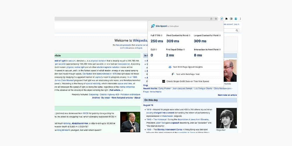 Best Chrome Extensions for Designers 96 Site Speed