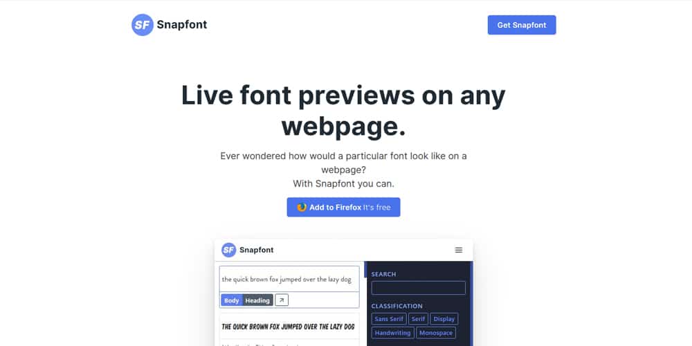 Best Chrome Extensions for Designers 21 Snapfont
